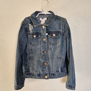 Distressed Denim Jacket